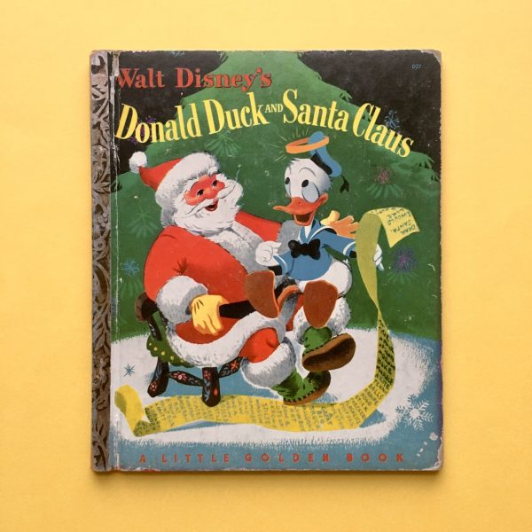 Photo of the Little Golden Book "Walt Disney's Donald Duck and Santa Claus"