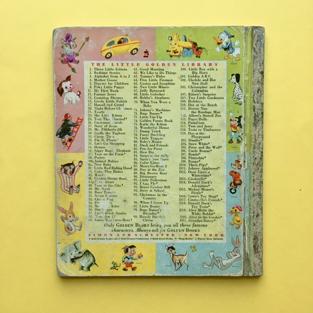 Photo of the Little Golden Book "Walt Disney's Alice in Wonderland Finds the Garden of Live Flowers"