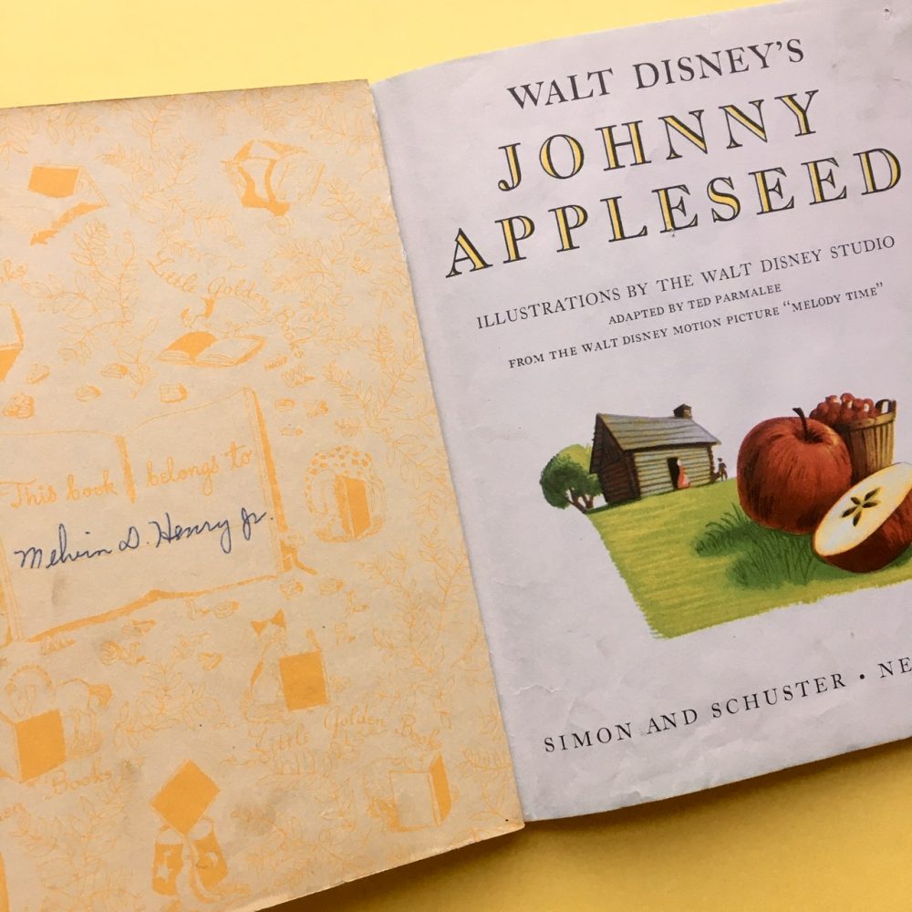 Photo of the Little Golden Book "Walt Disney's Johnny Appleseed"