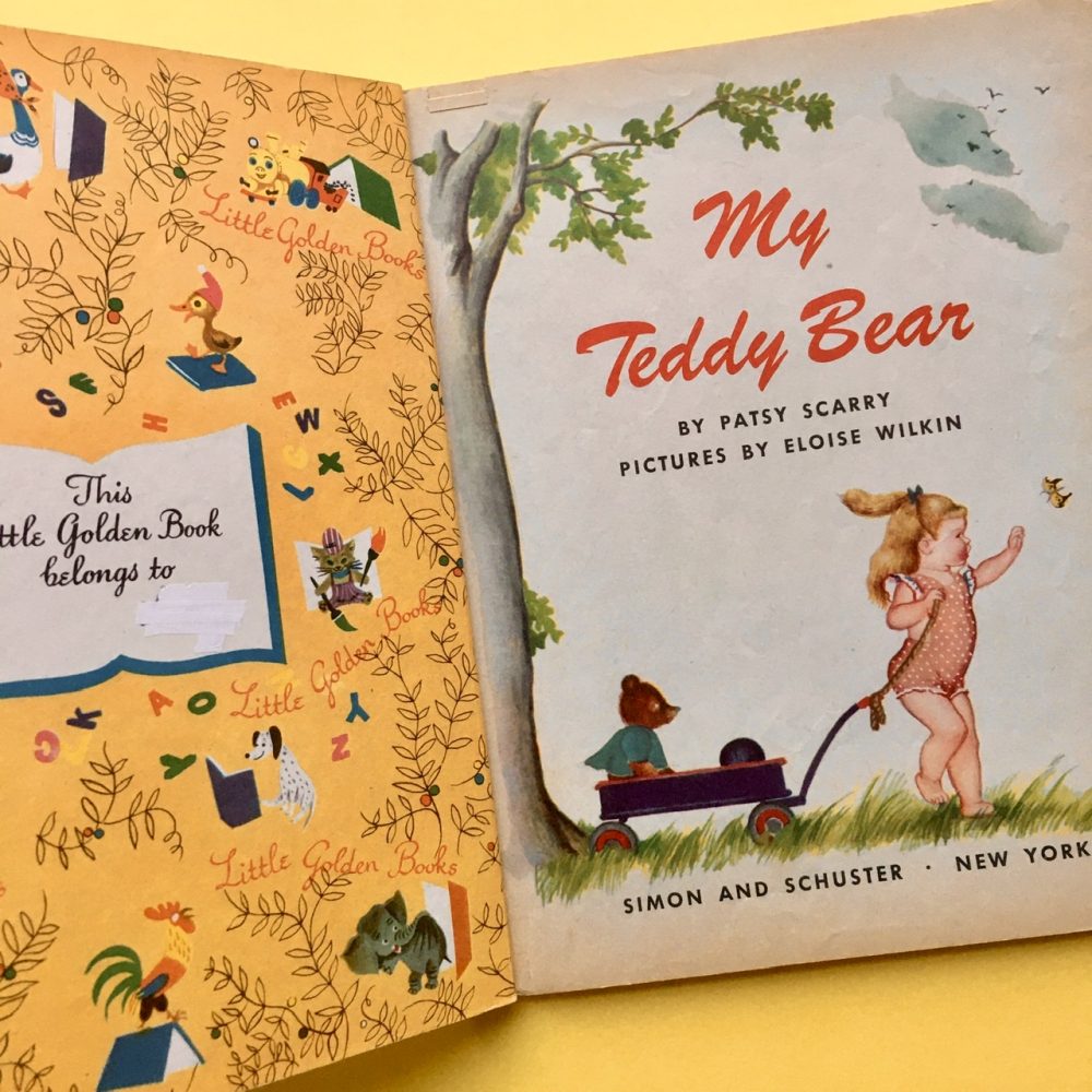 Photo of the Little Golden Book "My Teddy Bear"
