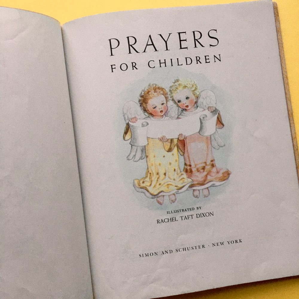 Photo of the Little Golden Book "Prayers for Children"