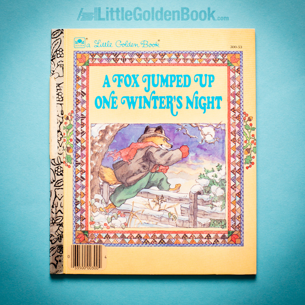 Photo of the Little Golden Book "A Fox Jumped Up One Winter's Night"