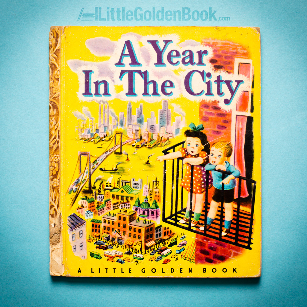 Photo of the Little Golden Book "A Year in the City"