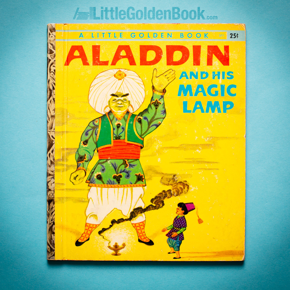 Photo of the Little Golden Book "Aladdin and His Magic Lamp"