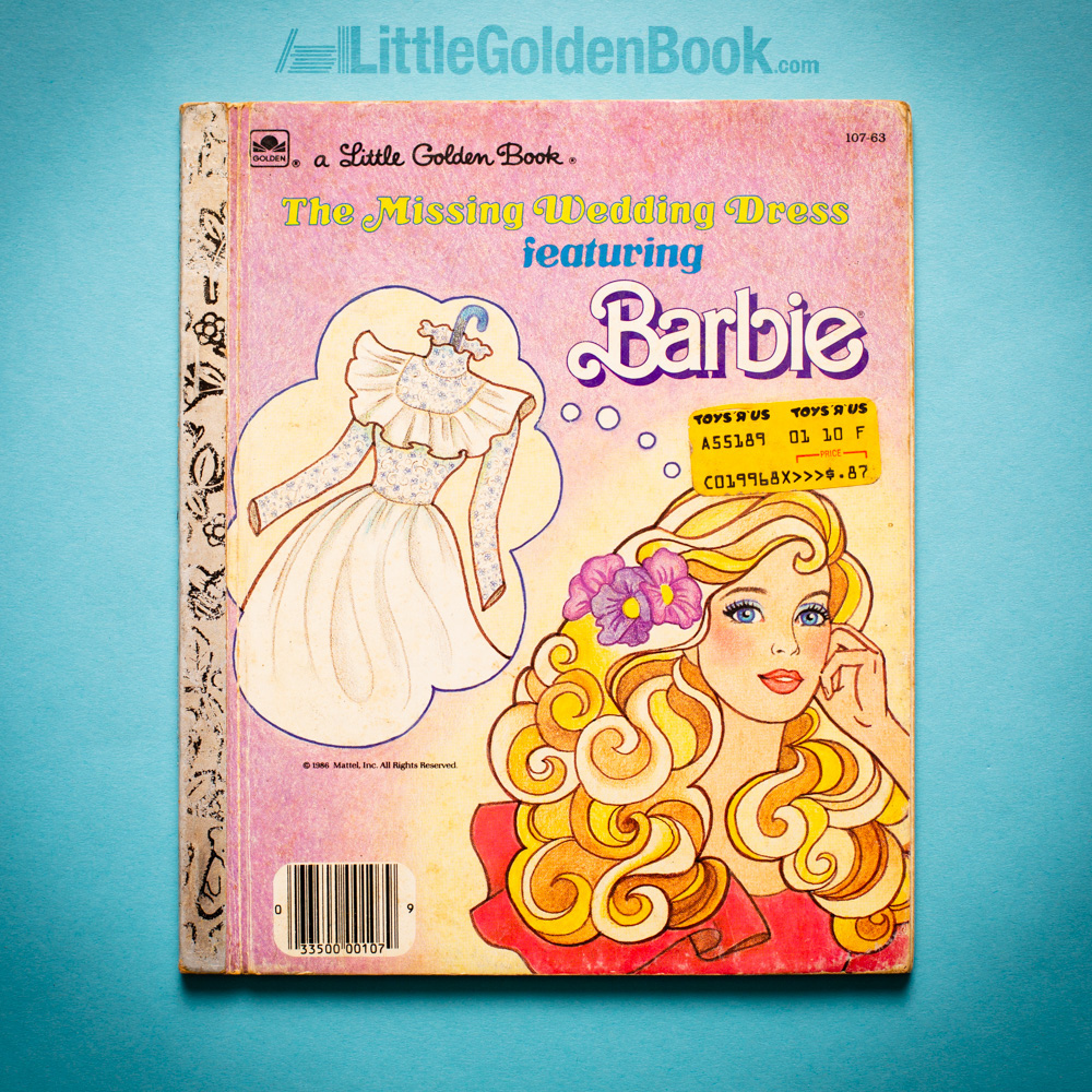 Photo of the Little Golden Book "Barbie The Missing Wedding Dress"