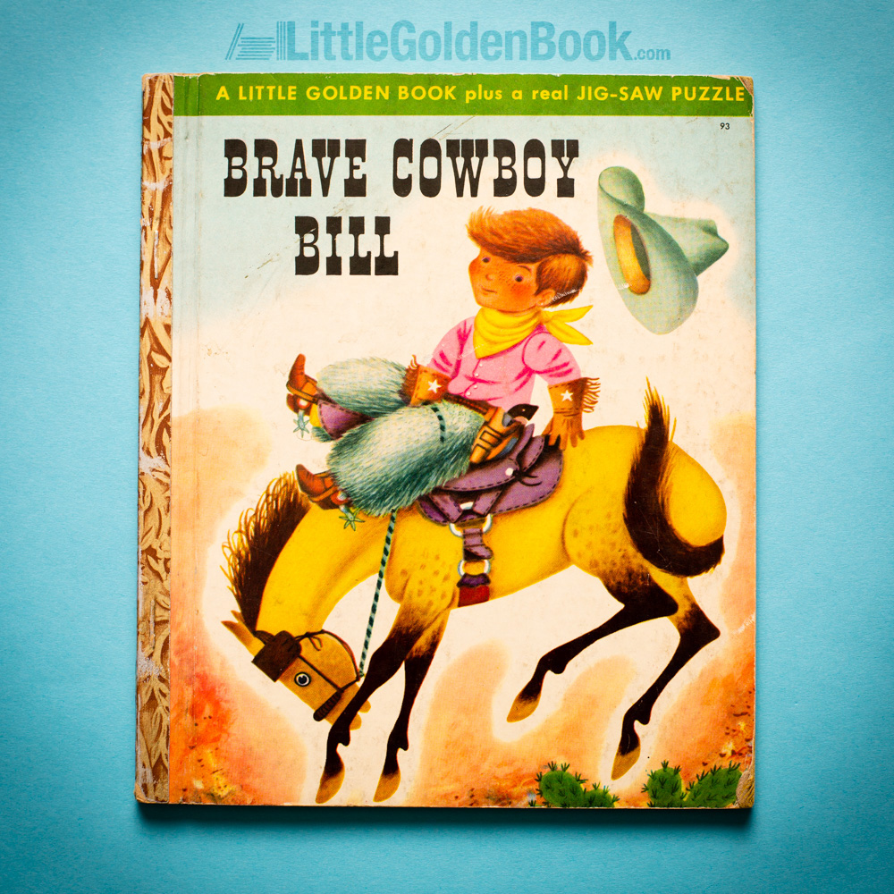 Photo of the Little Golden Book "Brave Cowboy Bill"