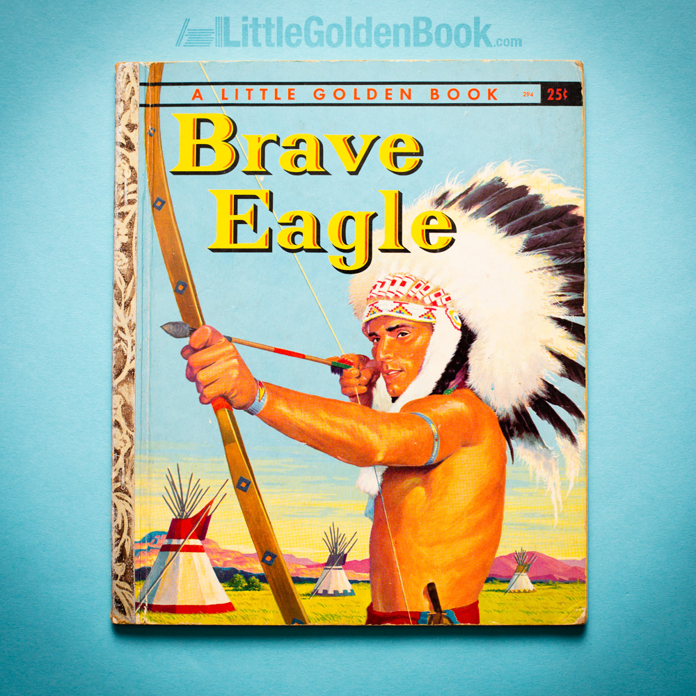 Photo of the Little Golden Book "Brave Eagle"