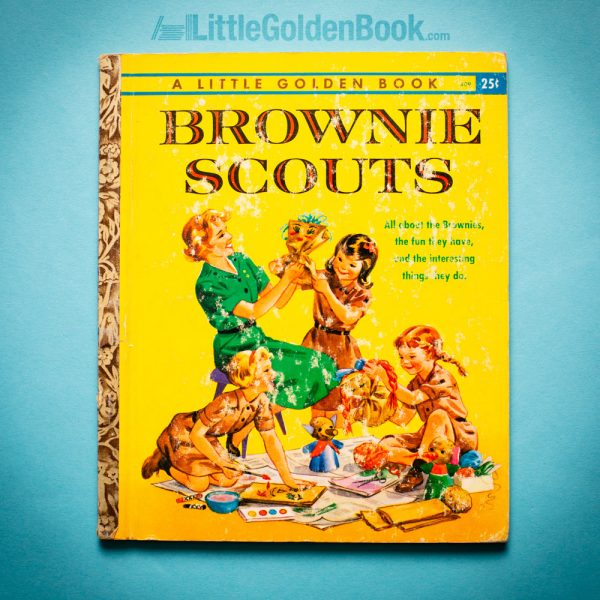 Photo of the Little Golden Book "Brownie Scouts"