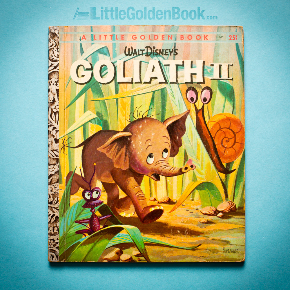 Photo of the Little Golden Book "Walt Disney's Goliath II"