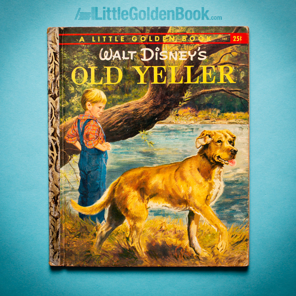 Photo of the Little Golden Book "Walt Disney's Old Yeller"