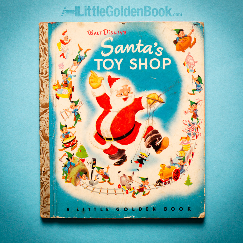 Photo of the Little Golden Book "Walt Disney's Santa's Toy Shop"