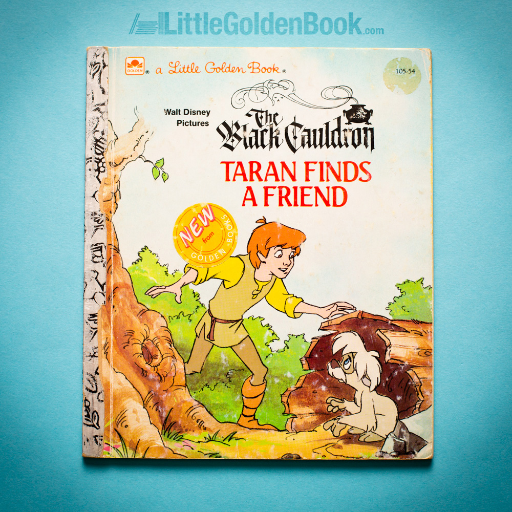 Photo of the Little Golden Book "Walt Disney's The Black Cauldron, Taran Finds a Friend"