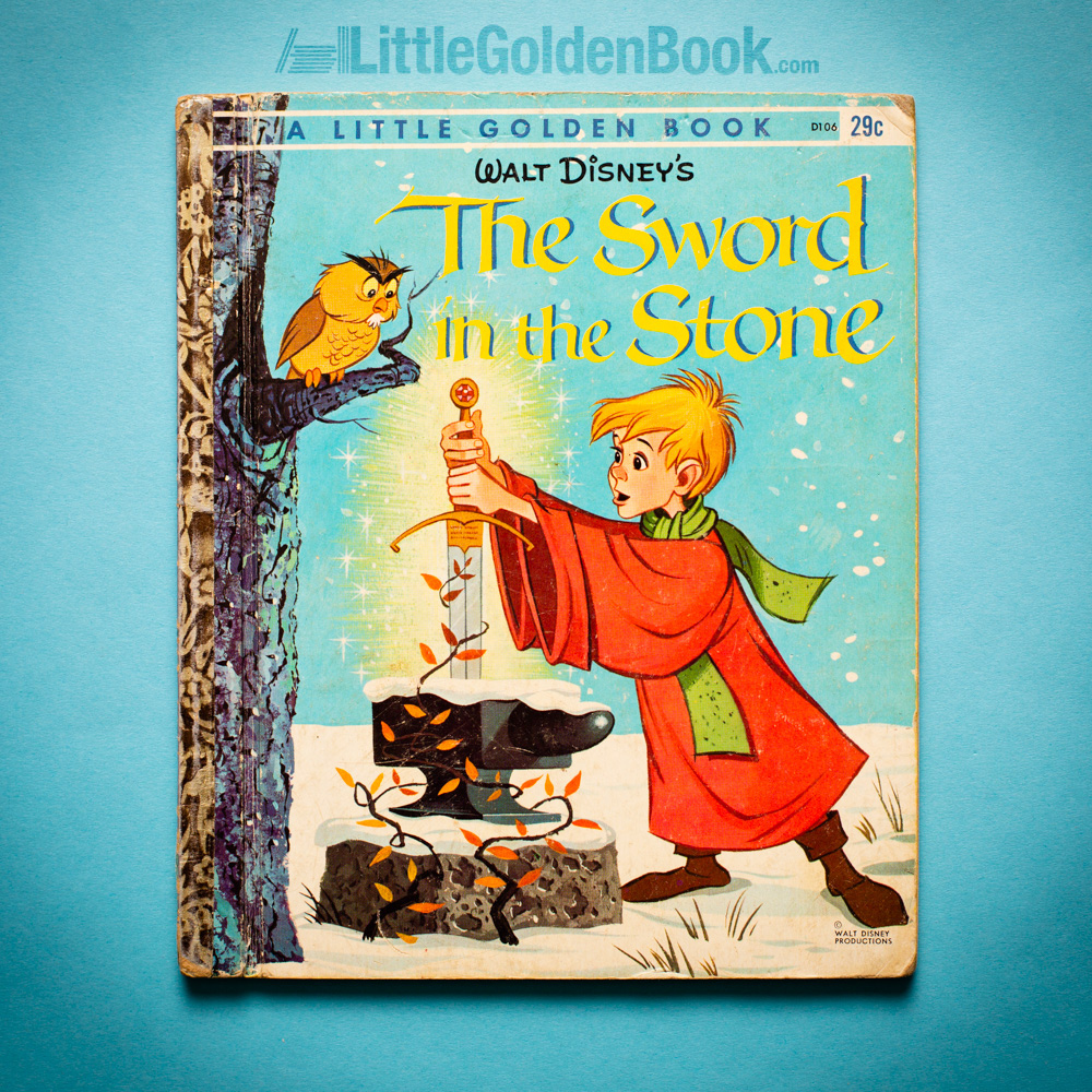 Photo of the Little Golden Book "Walt Disney's The Sword in the Stone"