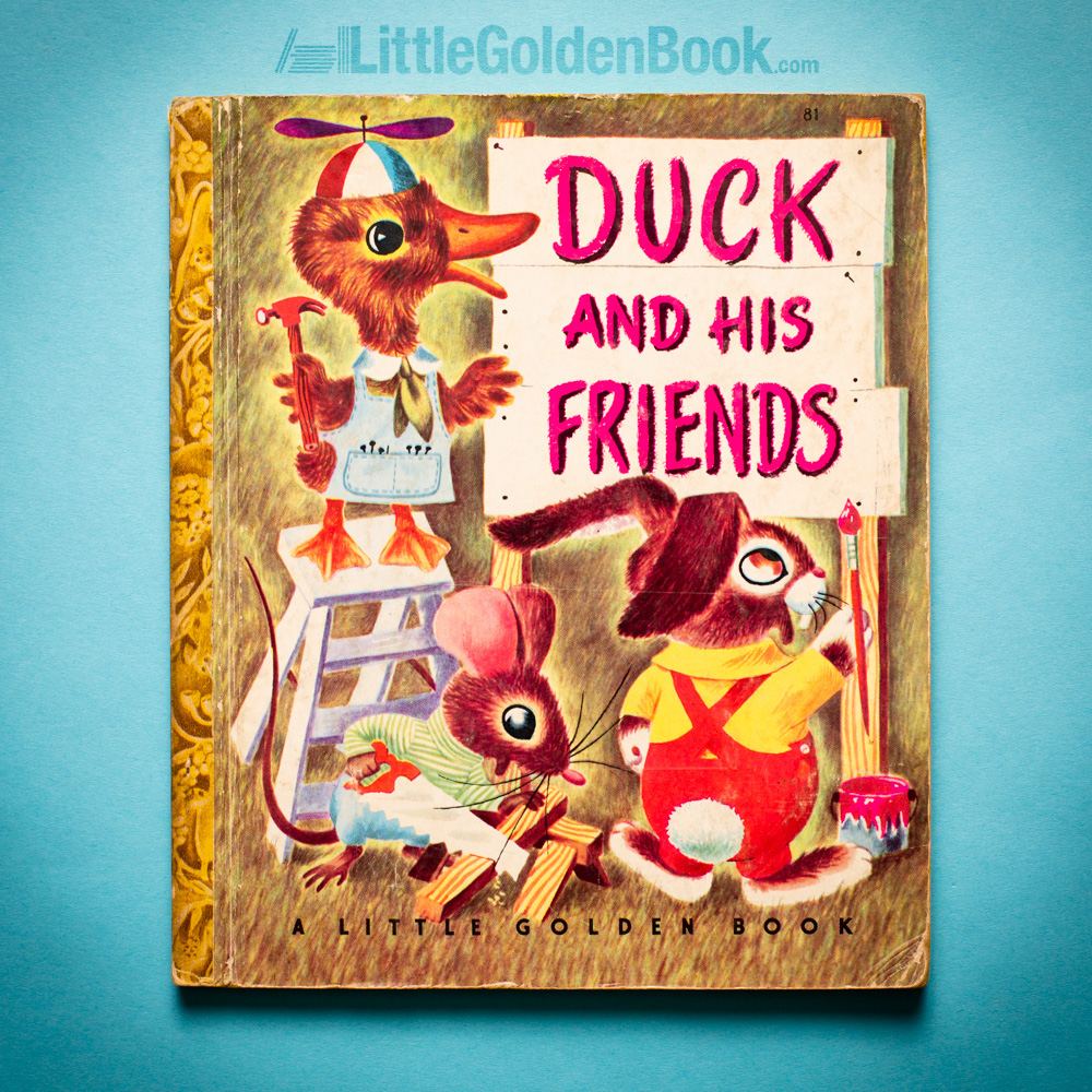 Photo of the Little Golden Book "Duck and His Friends"