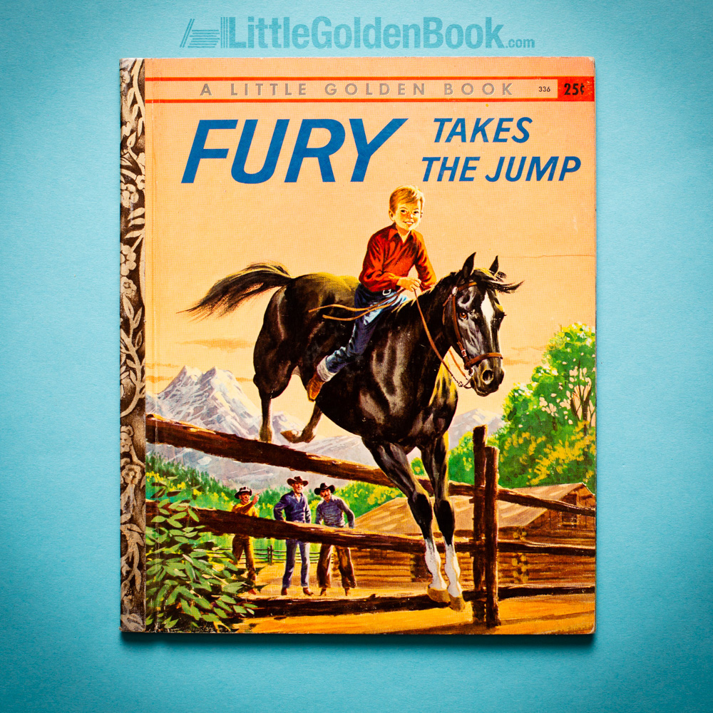 Photo of the Little Golden Book "Fury Takes the Jump"