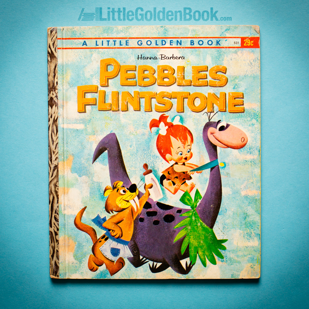 Photo of the Little Golden Book "Hanna-Barbera's Pebbles Flintstone"
