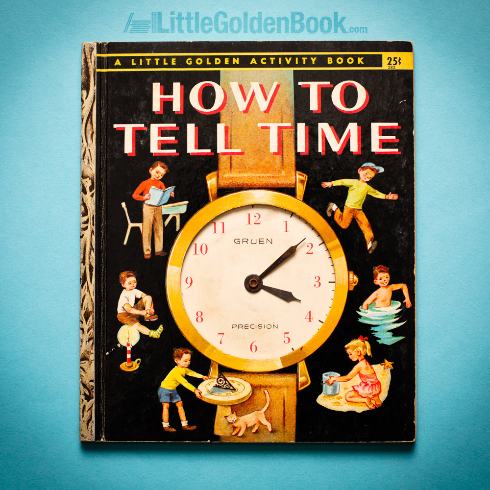 Photo of the Little Golden Book "How to Tell Time"
