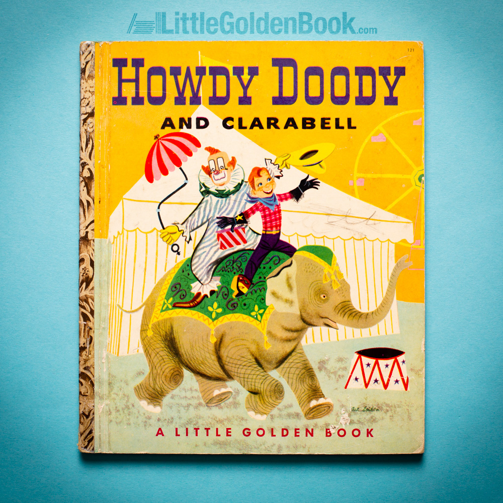 Photo of the Little Golden Book "Howdy Doody and Clarabell"
