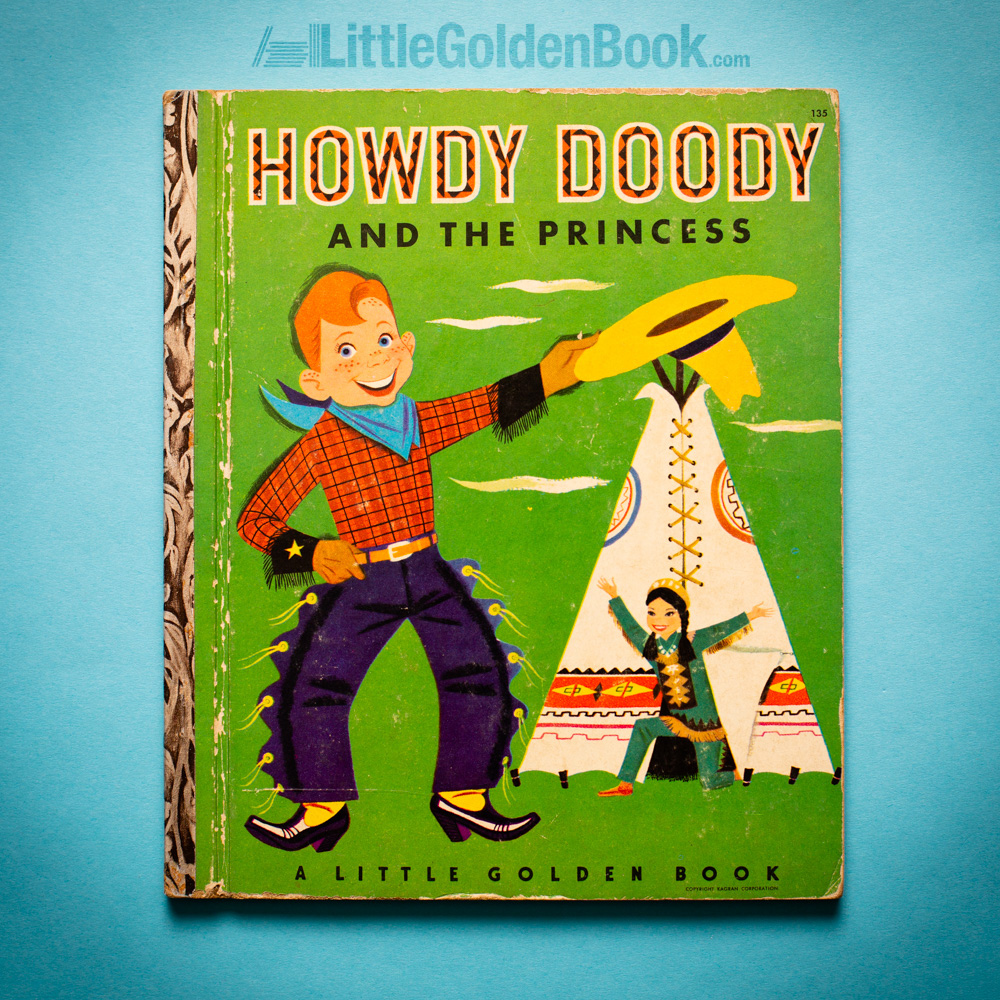 Photo of the Little Golden Book "Howdy Doody and the Princess"