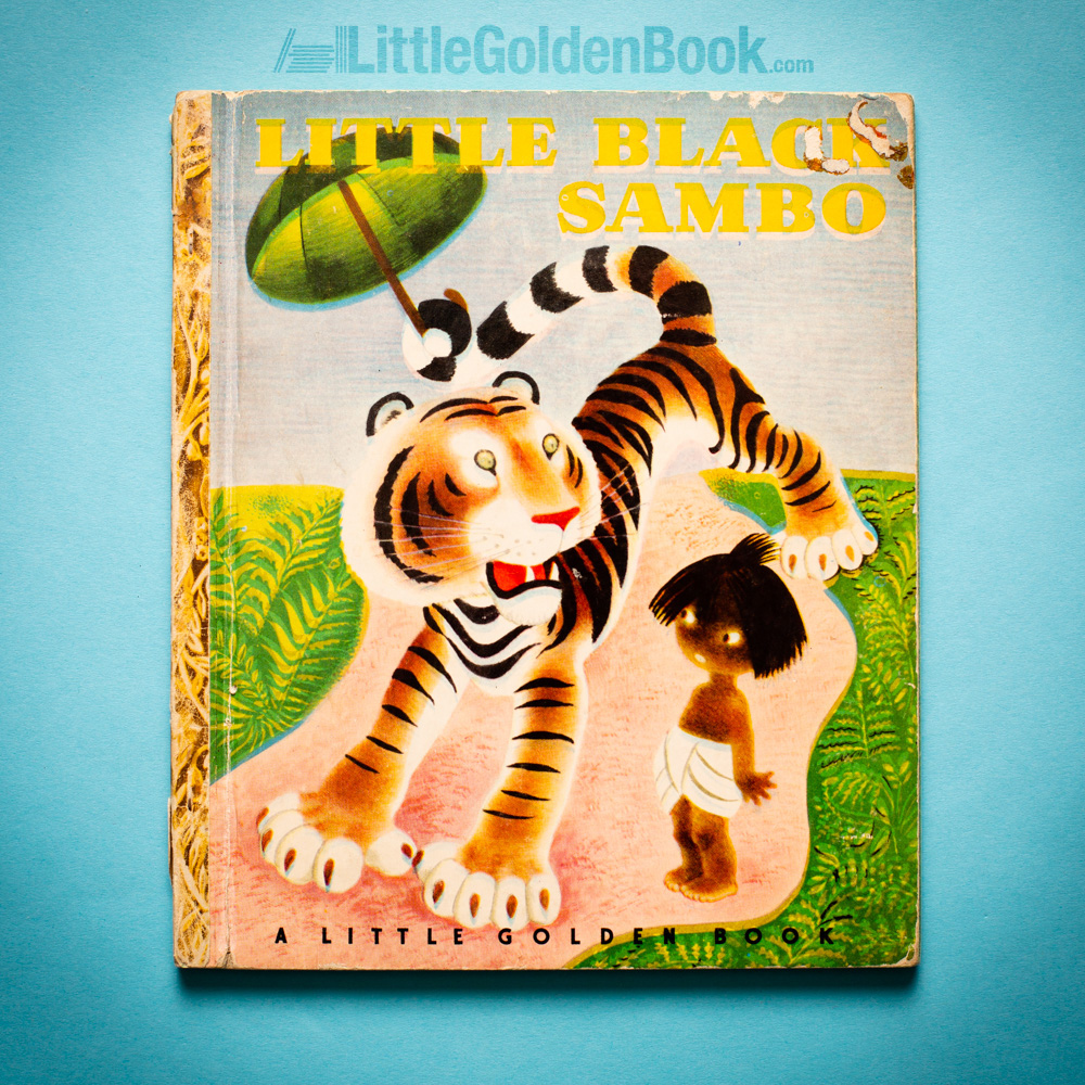 Photo of the Little Golden Book "Little Black Sambo"