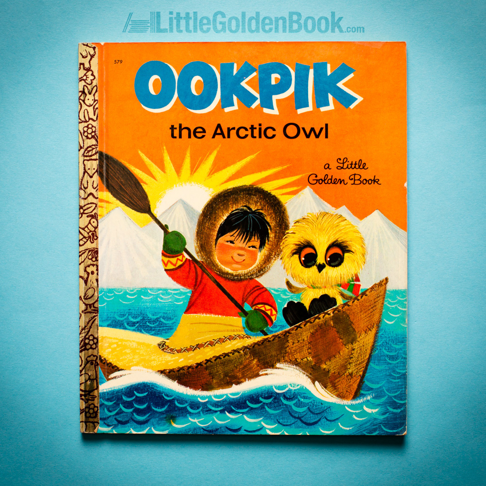 Photo of the vintage Little Golden Book "Ookpik The Arctic Owl"
