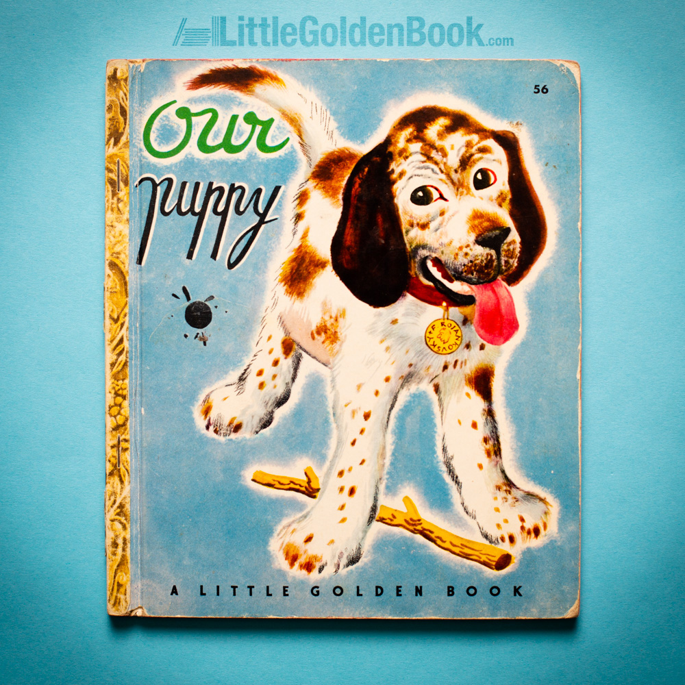 Photo of the vintage Little Golden Book "Our Puppy"