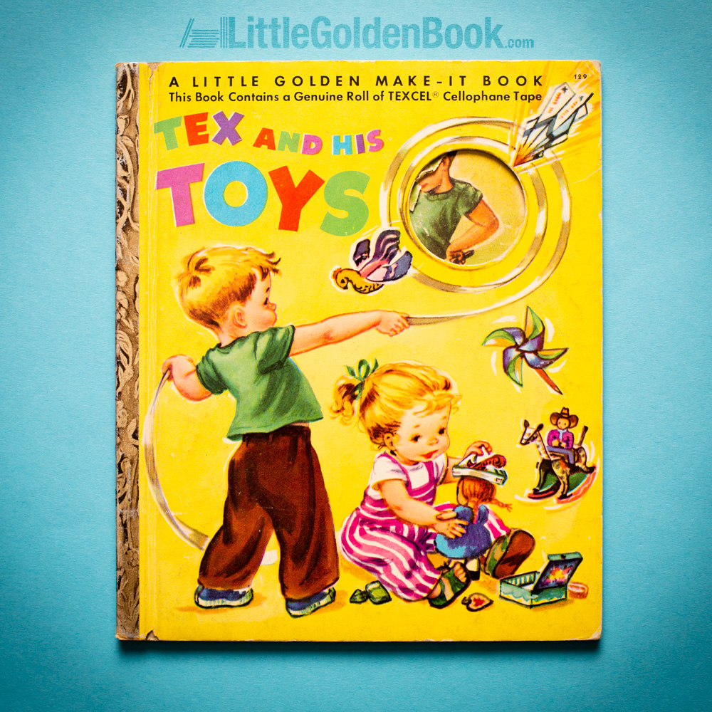 Photo of the Little Golden Book "Tex and His Toys"