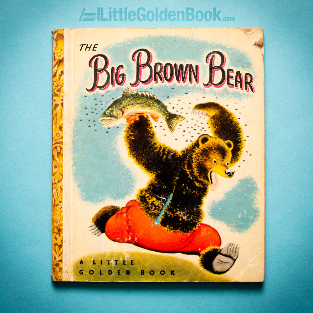 Photo of the Little Golden Book "The Big Brown Bear"
