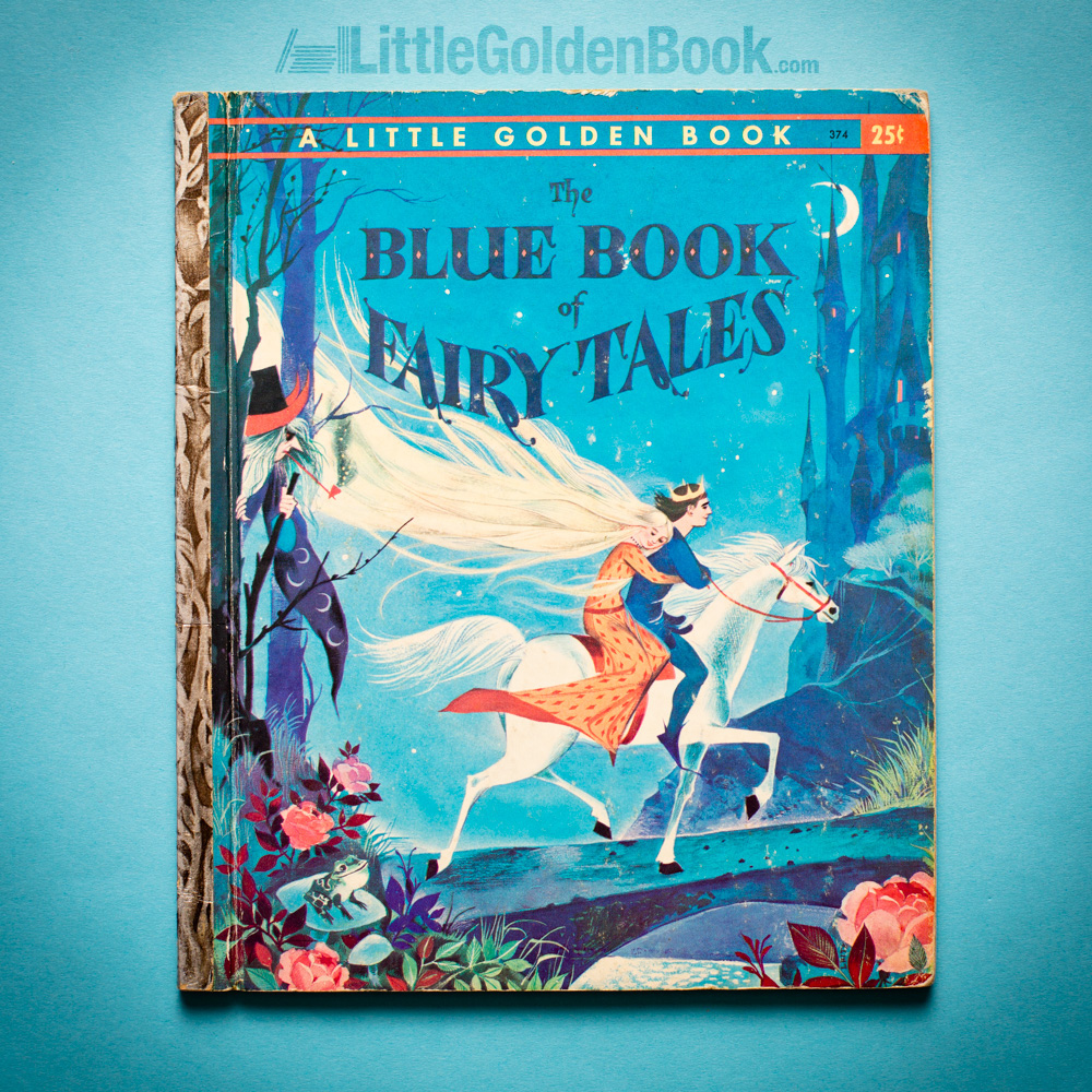 Photo of the Little Golden Book "The Blue Book of Fairy Tales"
