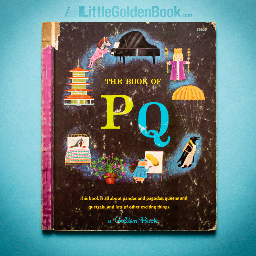 Photo of the Little Golden Book "The Book of P Q"
