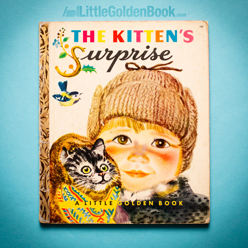 Photo of the Little Golden Book "The Kitten's Surprise"