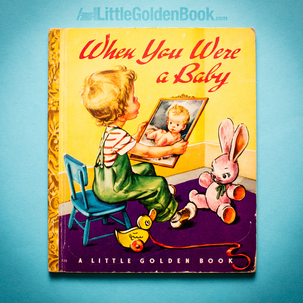 Photo of the Little Golden Book "When You Were A Baby"