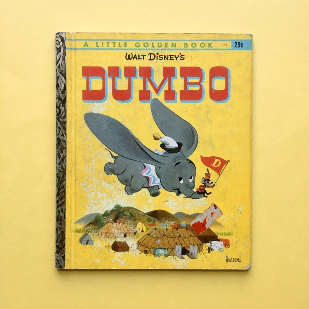 Photo of the Little Golden Book "Walt Disney's Dumbo"
