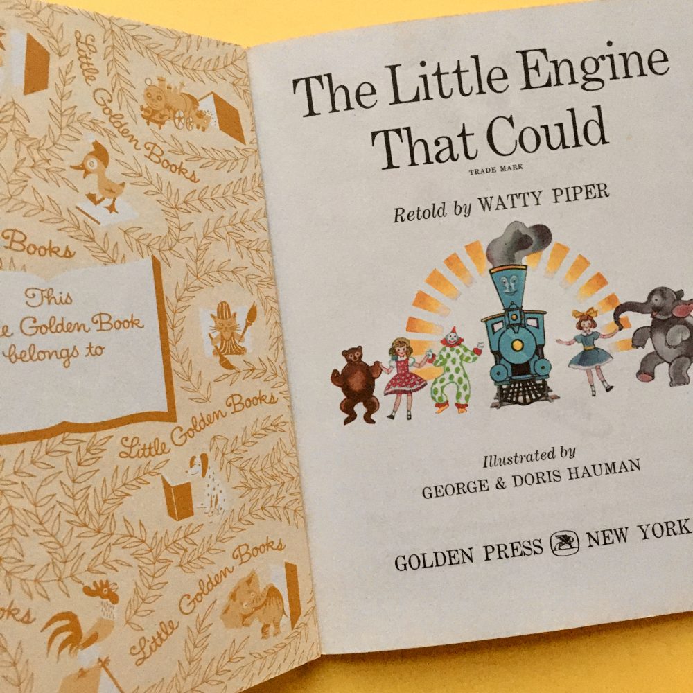 Photo of the Little Golden Book "The Little Engine That Could"