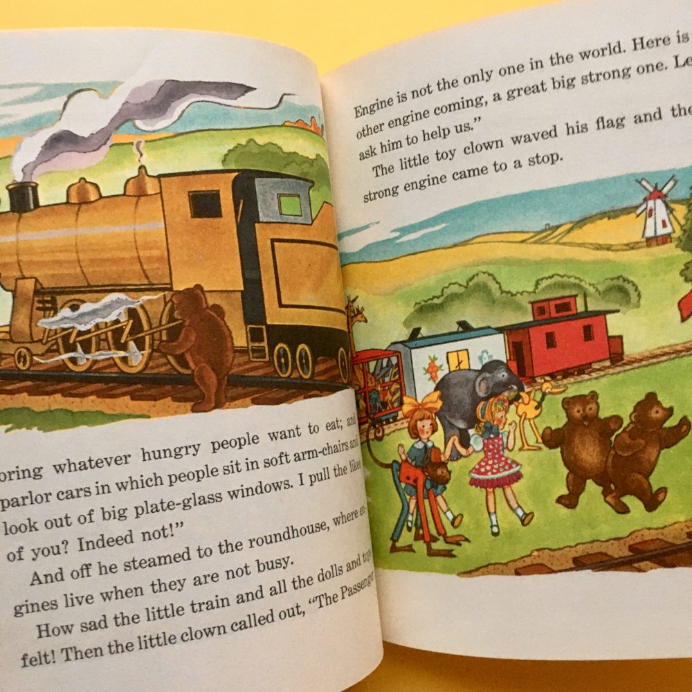 Photo of the Little Golden Book "The Little Engine That Could"