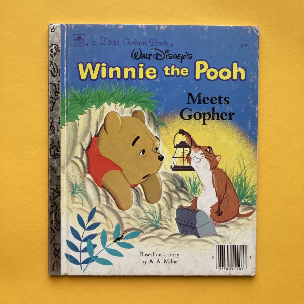 Photo of the Little Golden Book "Walt Disney's Winnie the Pooh Meets Gopher"