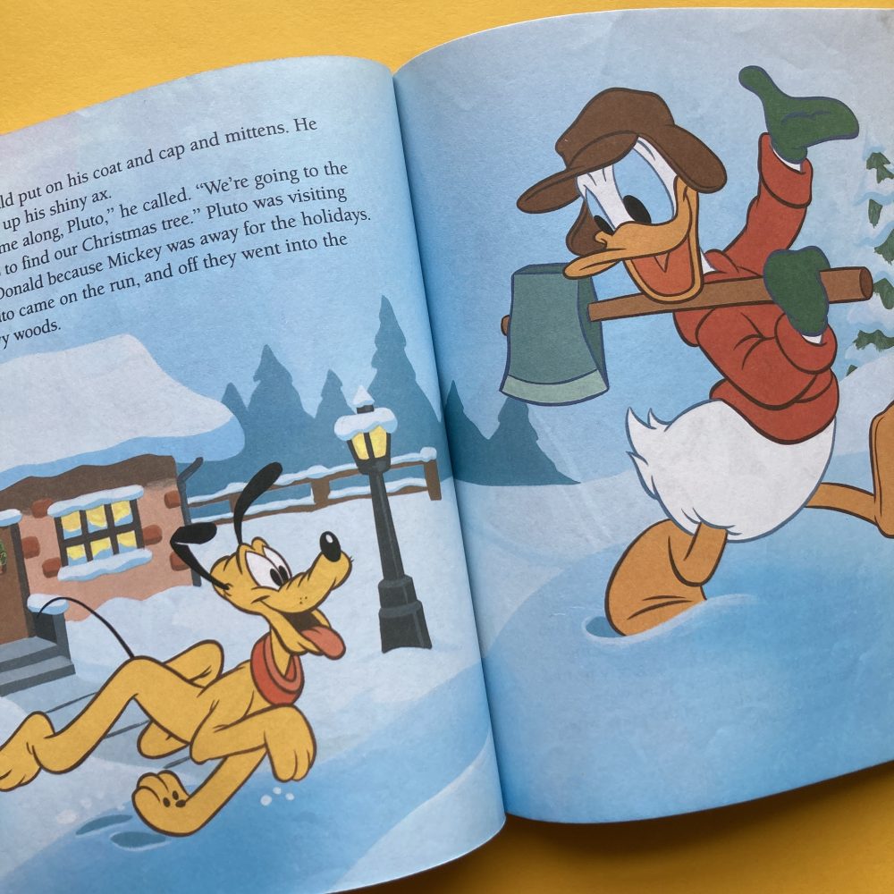 Photo of the Little Golden Book "Walt Disney's Donald Duck's Christmas Tree"