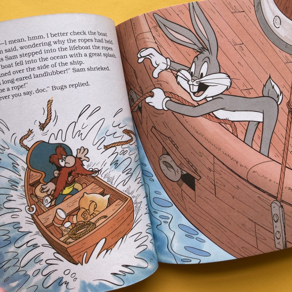 Photo of the Little Golden Book "Bugs Bunny Stowaway"