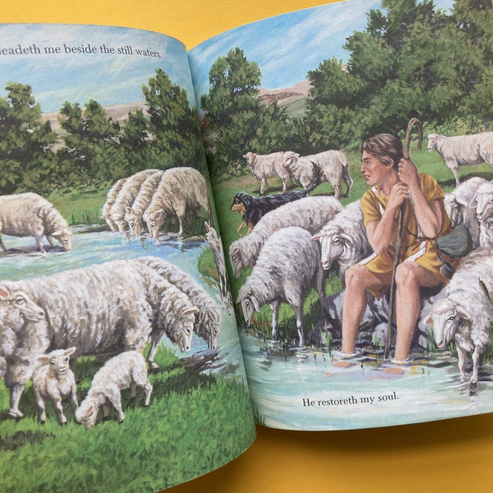 Photo of the Little Golden Book "The Lord Is My Shepherd"