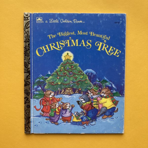 Photo of the vintage Little Golden Book "The Biggest, Most Beautiful Christmas Tree"