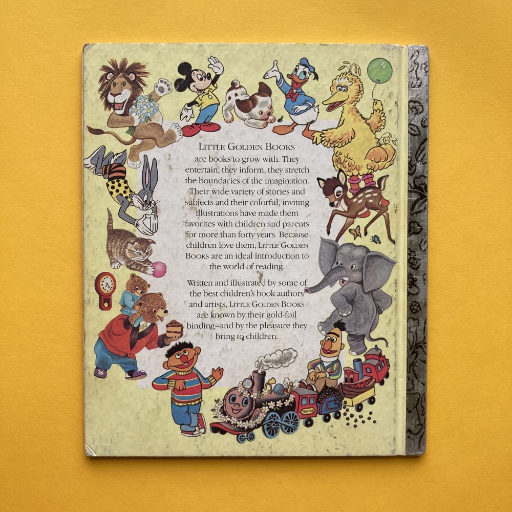 Photo of the vintage Little Golden Book "Sesame Street: I Think That It Is Wonderful"