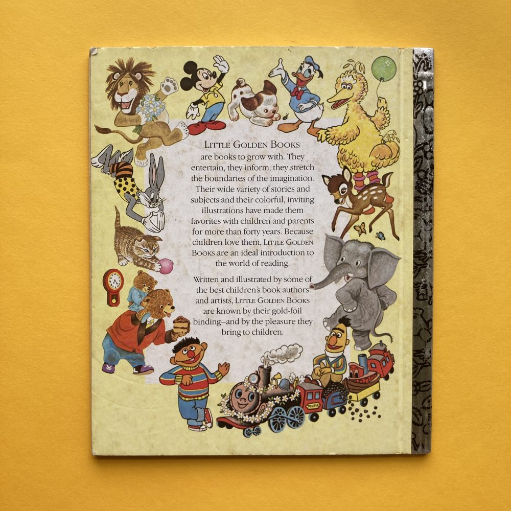 Photo of the vintage Little Golden Book "The Golden Egg Book"