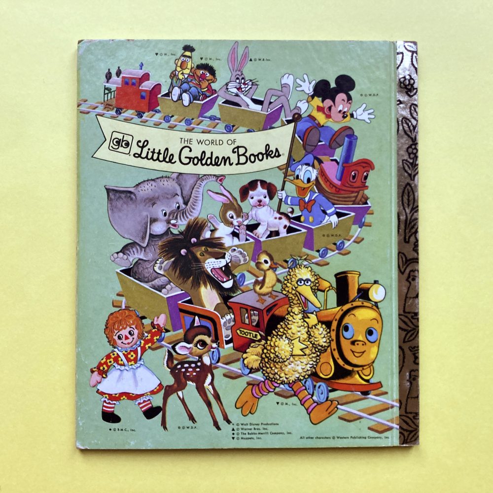 Photo of the vintage Little Golden Book "Rabbit and His Friends"
