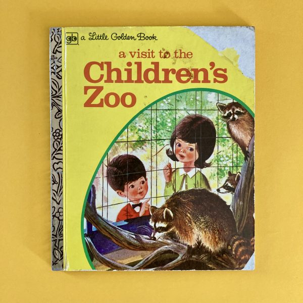 Photo of the vintage Little Golden Book "A Visit To The Children's Zoo"