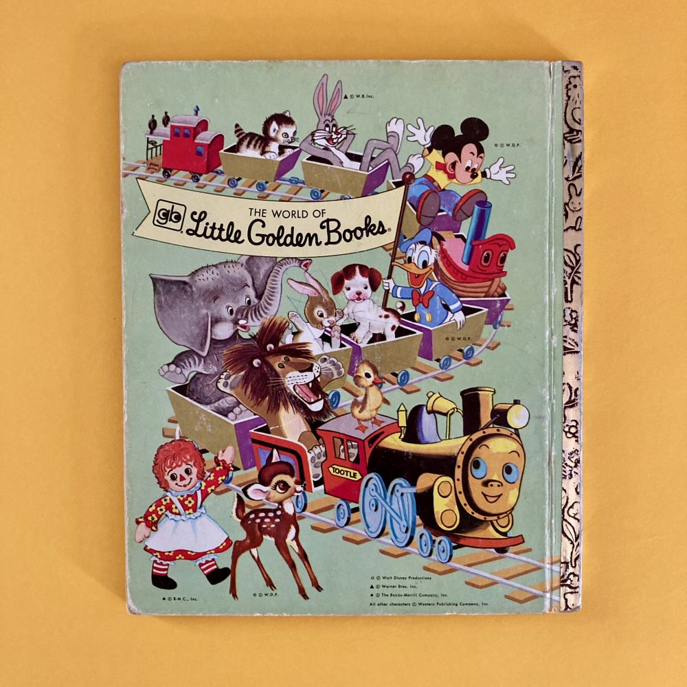 Photo of the vintage Little Golden Book "Things in My House"
