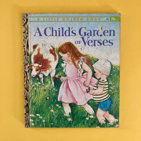 Photo of the vintage Little Golden Book "A Child's Garden of Verses"