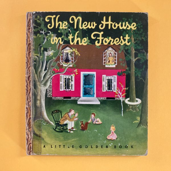 Photo of the vintage Little Golden Book "The New House in the Forest"
