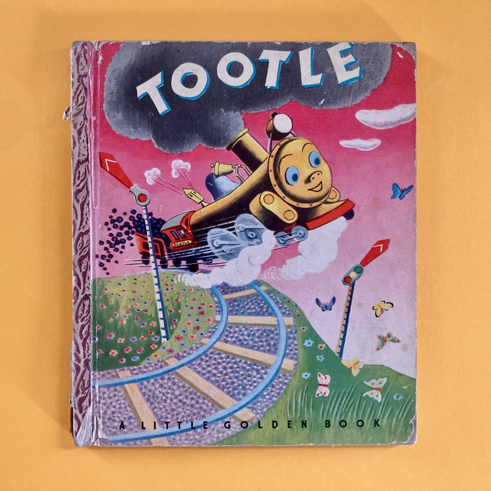 Photo of the vintage Little Golden Book "Tootle"