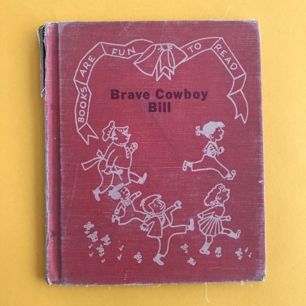 photo of the vintage little golden book "brave cowboy bill"
