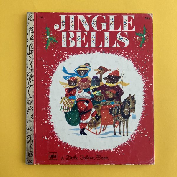 Photo of the vintage Little Golden Book "Jingle Bells"